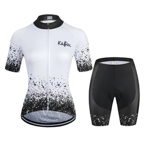 Conjunto de Ciclismo Feminino Camisa e Bermuda Kaffit Essence - Ciclinni