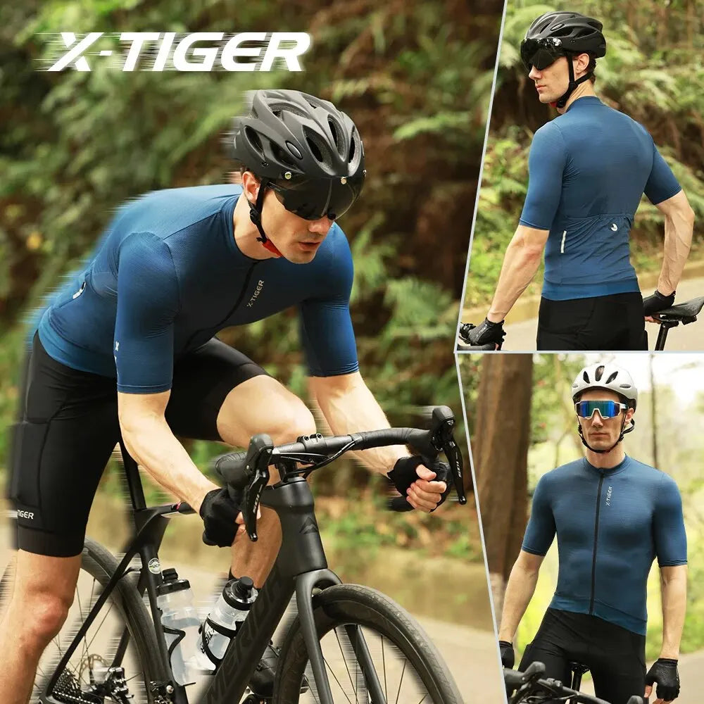 Camisa de Ciclismo Masculina  X-Tiger Live