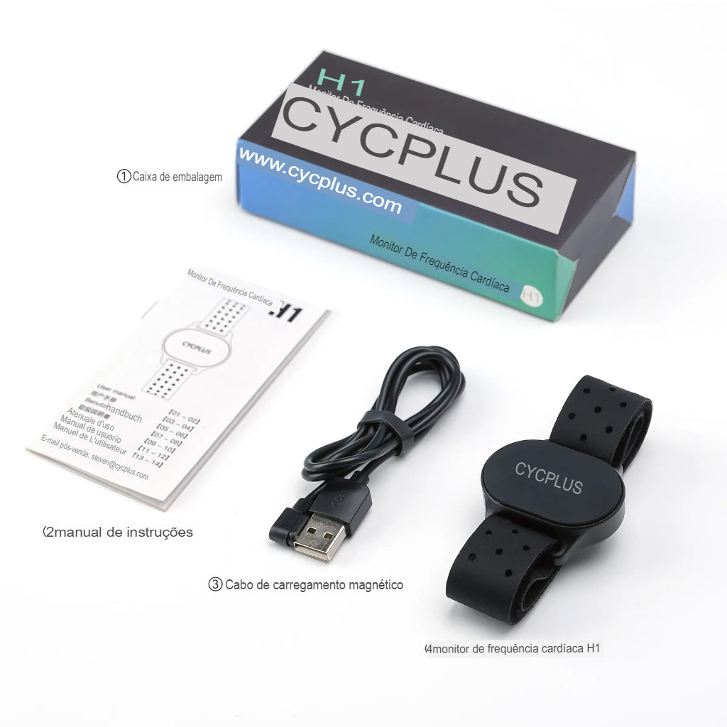 Sensor de Frequência Cardíaca Cycplus - Ciclinni