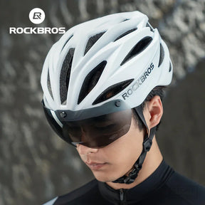 Capacete de Ciclismo Rockbros Ultraleve Ajustável Clean