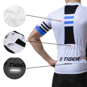 Conjunto Ciclismo Masculino Camisa e Bermuda X-Tiger - Ciclinni