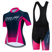 Conjunto de Ciclismo Feminino Camisa e Bretelle Sport Cycling - Ciclinni