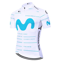 Camisa de Ciclismo Masculina Movistar Clean - Ciclinni