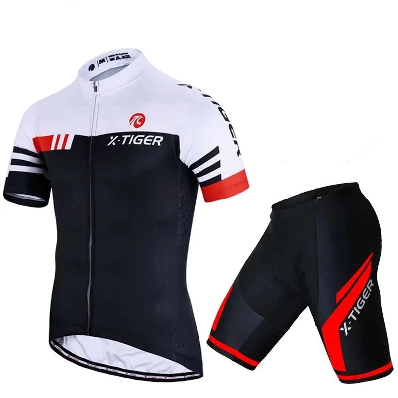 Conjunto Ciclismo Masculino Camisa e Bermuda X-Tiger - Ciclinni