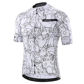 Camisa de Ciclismo Masculina Kemaloce Cartoon - Ciclinni